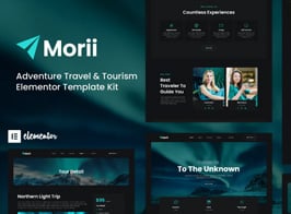 Morii – Adventure Travel & Tourism Elementor Template Kit