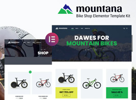 Mountana – Bike Shop WooCommerce Elementor Template Kit