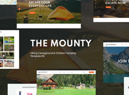 Mounty | Hiking Campground & Children Camping Template Kit
