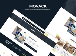 Movack – Moving Company Elementor Template Kit