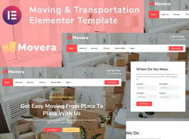 Movera – Moving Company Elementor Template Kit