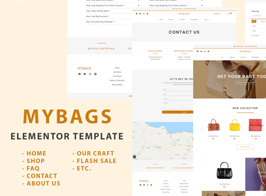 Mybags – Modern Commerce Elementor Template Kit