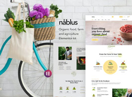 Nablus – Organic Food & Agriculture Template Kit