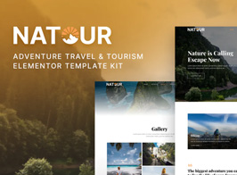 Natour – Adventure Travel & Tourism Elementor Template Kit
