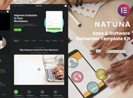 Natuna – Saas & Software Elementor Template Kit