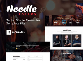 Needle – Tattoo Studio Elementor Template Kit
