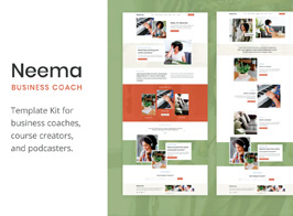 Neema – Business Coach Elementor Template Kit
