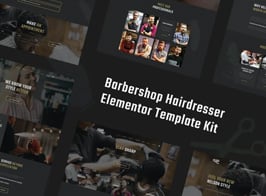Nelson – Barbershop & Hairdresser Elementor Template Kit