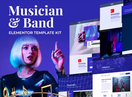 Neyla – Musician & Band Elementor Template Kit