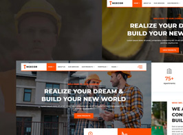 Ngecor – Construction & Building Company Elementor Template Kit