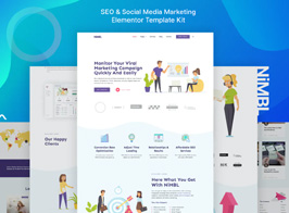 Nimbl – SEO & Social Media Marketing Template Kit