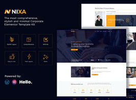 Nixa – Business & Services Elementor Template Kit
