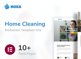Noka – Cleaning Company Service Template Kit