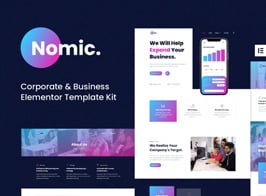 Nomic – Corporate & Business Elementor Template Kit