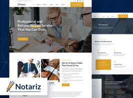 Notariz – Notary Public & Legal Services Elementor Template Kit