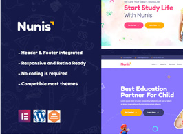 Nunis – Kindergarten Elementor Template Kit