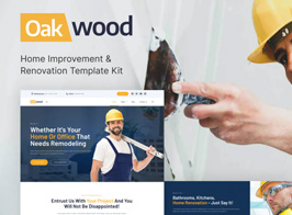 Oakwood – Home Improvement & Renovation Template Kit