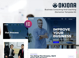 Okiona – Business Coaching & Consulting Elementor Template Kit