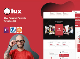 Olux – Creative Personal CV & Resume Portfolio Template Kit