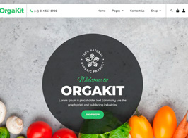 OrgaKit – Organic Farm Elementor Template Kit