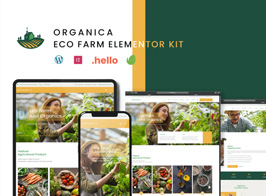 Organica – Eco Farm Elementor Template Kit