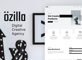 Ozilla – Digital Creative Agency Elementor Template Kit