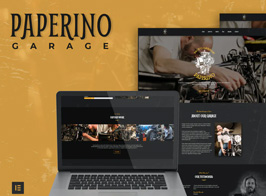 Paperino Garage – Mechanic Elementor Template Kit
