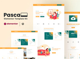 Pascal – Payment App Business Elementor Pro Template Kit