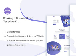 Payloan – Banking & Business Loan Elementor Template Kit