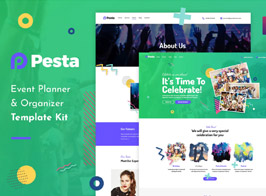 Pesta Kit – Event Planner & Organizer Elementor Template Kit