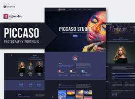 Piccaso – Photography Elementor Template Kit
