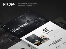 Pixoo – Film Maker & Movie Studio Elementor Template Kit
