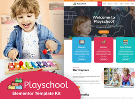 Playschool – Childcare & School Elementor Template Kit