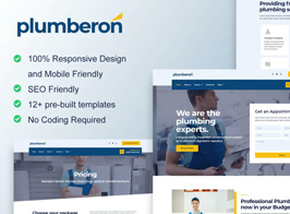 Plumberon – Plumbing Service Elementor Template Kit