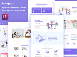 Potopath – Digital Agency Elementor Template Kit