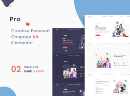 Prokit – Personal Portfolio Elementor Template Kit