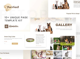 Purrfect – Pet Shop Elementor Template Kit