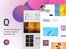 Qreato – Modern Branding & Creative Agency Elementor Kit