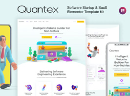 Quantex – Software Startup & SaaS Elementor Template Kit
