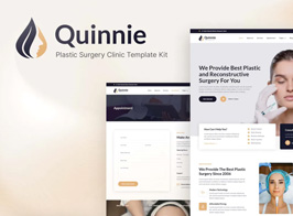 Quinnie – Plastic Surgery Clinic Elementor Template Kit