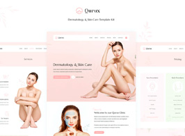 Qurux – Dermatology & Skin Care Elementor Template Kit