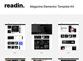 Readin – Blog & Magazine Elementor Template Kit