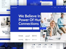 Recruiter – Human Resource & Recruitment Agency Template Kit