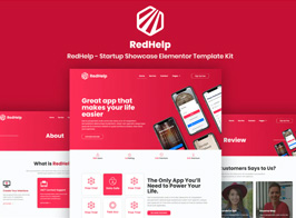 RedHelp – Startup Showcase Template Kit