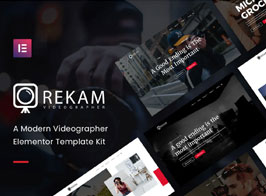 Rekam Kit – Modern Videographer Elementor Template Kit
