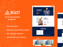 Relect – Construction & Building Elementor Template Kit
