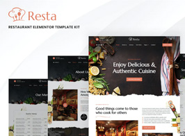 Resta – Restaurant Elementor Template Kit
