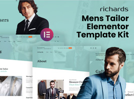 Richards – Men’s Tailor Elementor Template Kit