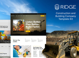 Ridge – Construction & Building Company Elementor Template Kit
