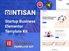 Rintisan – Startup Business Elementor Template Kit